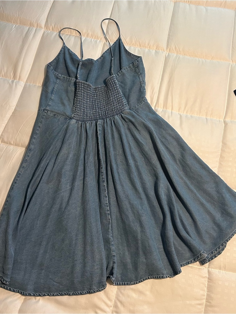 GAP Light Blue Denim A-line Dress - Picture 2 of 5